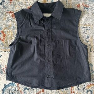 Citizens of Humanity Ander Cotton Sleeveless Crop Top